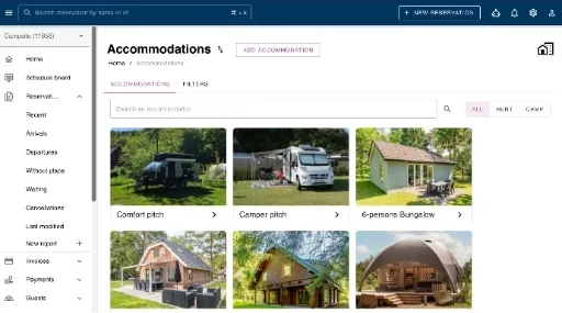 Instructions for setting up accomodations